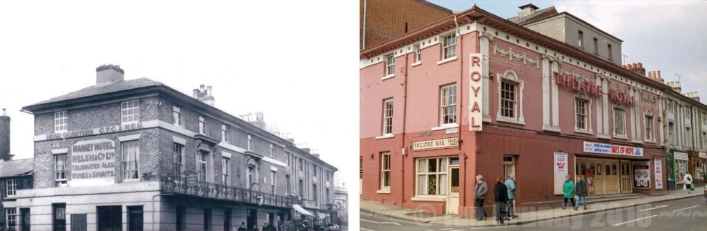 Theatre Royal Old image from the past and Current look