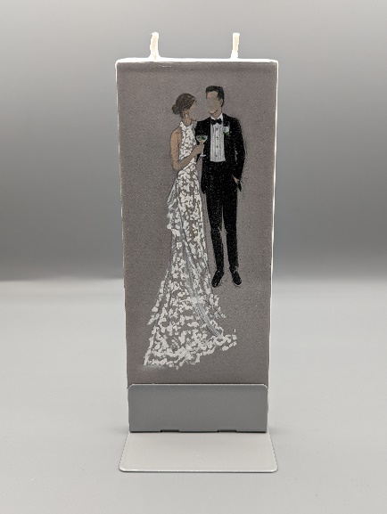 luxury wedding ideas, personalised gifts, art candle